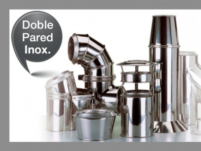 Tubo de doble pared Inoxidable para chimenea