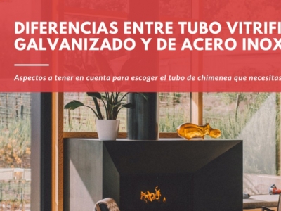 ¿Qué tipo de tubo para chimenea escoger? Diferencias entre tubo vitrificado, gal